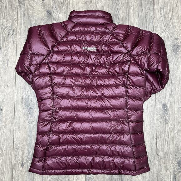 The North Face Down Jacket Size Small Womens Purple Arctic Crest Full Zip $260 - Picture 9 of 14